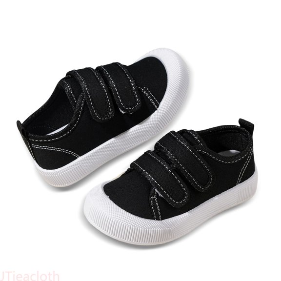 JTieacloth Breathable Kids Casual Sneakers Wide Toe Barefoot Feel Lightweight Walking Shoes For Boys Play Classic Walking Sneakers,Sizes 6.5 Toddler