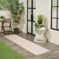 thumbnail image 4 of Nourison Reversible Indoor Outdoor 2'2" x 10' Coral Modern Rug, 4 of 8