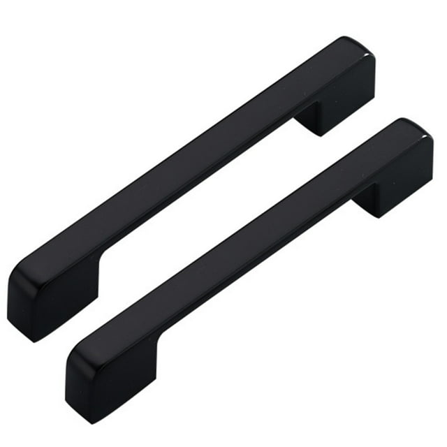 GOOHOCHY 1 par de tiradores de cajón negros, perillas de puerta de aleación de Zinc, manija de gabinete de muebles de aleación
