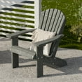 thumbnail image 3 of Wildridge Heritage Child's Adirondack Chair, Dark Gray - Outdoor All-Weather Poly Furniture for Patio, Deck, Yard, 3 of 4