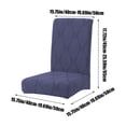 thumbnail image 3 of Thickened Leaf Pattern Chair Cover | Elastic Full Seat Protector | Hotel & Home Decor | Polyester, 45x40x40cm | Machine Washable | Digital Print | Fits Most Chairs | Indoor & Outdoor Use | Single, 3 of 6
