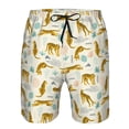 thumbnail image 4 of Naloa Leopard Print Men's Beach Shorts, Surfing shorts, Swim trunks, Quick Dry Swim Trunks for Surfing Beach Fun - Medium, 4 of 9