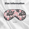 thumbnail image 4 of Uemuo Black Snake Pattern Sleep Eye Mask - Light Blocking Sleep Mask Blocking Out Light Perfectly, Soft and Comfortable Night Eye Mask, Eye Blinder, 4 of 7