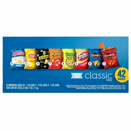 Frito-Lay Classic Mix Chips Variety Pack - 1 oz - 42 ct