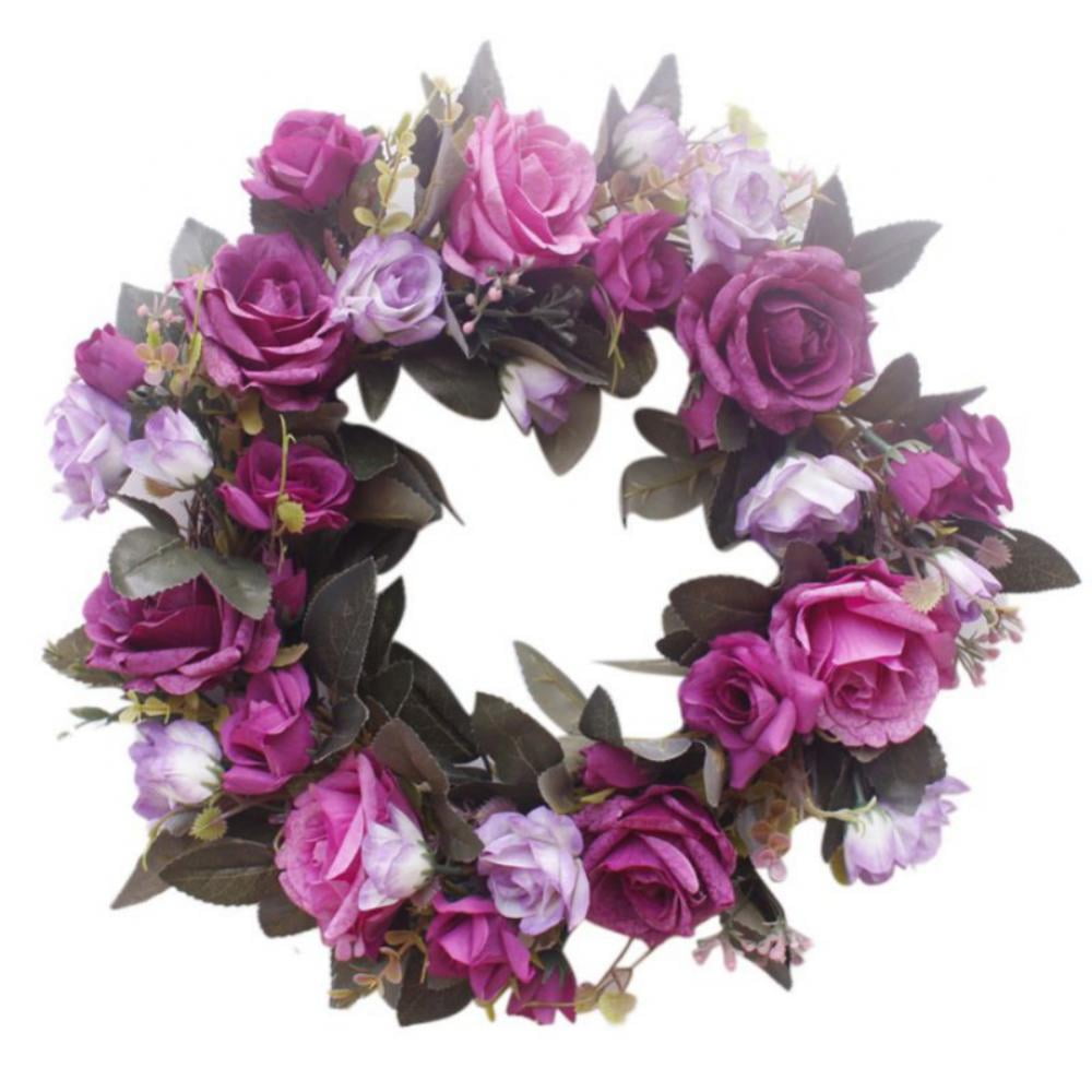 16 Rose Wreath Silk Spring Front Door Wreath,Handcrafted on a Grapevine Wreath Base- Display in Spring Summer Easter Mothers Day Home and Kitchen 16 Rose Wreath Silk Spring Front Door Wreath,Handcrafted on a Grapevine Wreath Base- Display in Spring Summer Easter Mothers Day Home and Kitchen