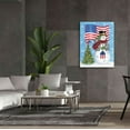 thumbnail image 6 of Epic Graffiti 'Patriotic Snowman' by Deb Strain, Giclee Canvas Wall Art, 40"x54", 6 of 8