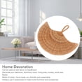 thumbnail image 3 of Decoración de Pared de Ratán Hecha a Mano con Estilo del Norte de Europa Decoración de Pared de Ventilador Rústico con Diseño de Parte Superior Redonda para Colgar Arte de ANGGREK Otros, 3 of 8