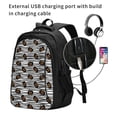 thumbnail image 2 of Fuzoiu Haloween Pumpkins Print USB Backpack with Charging Port,Laptop Backpack,Business Travel Durable Laptops Backpack, for School, Work, Travel & Outdoor Activities, 2 of 7