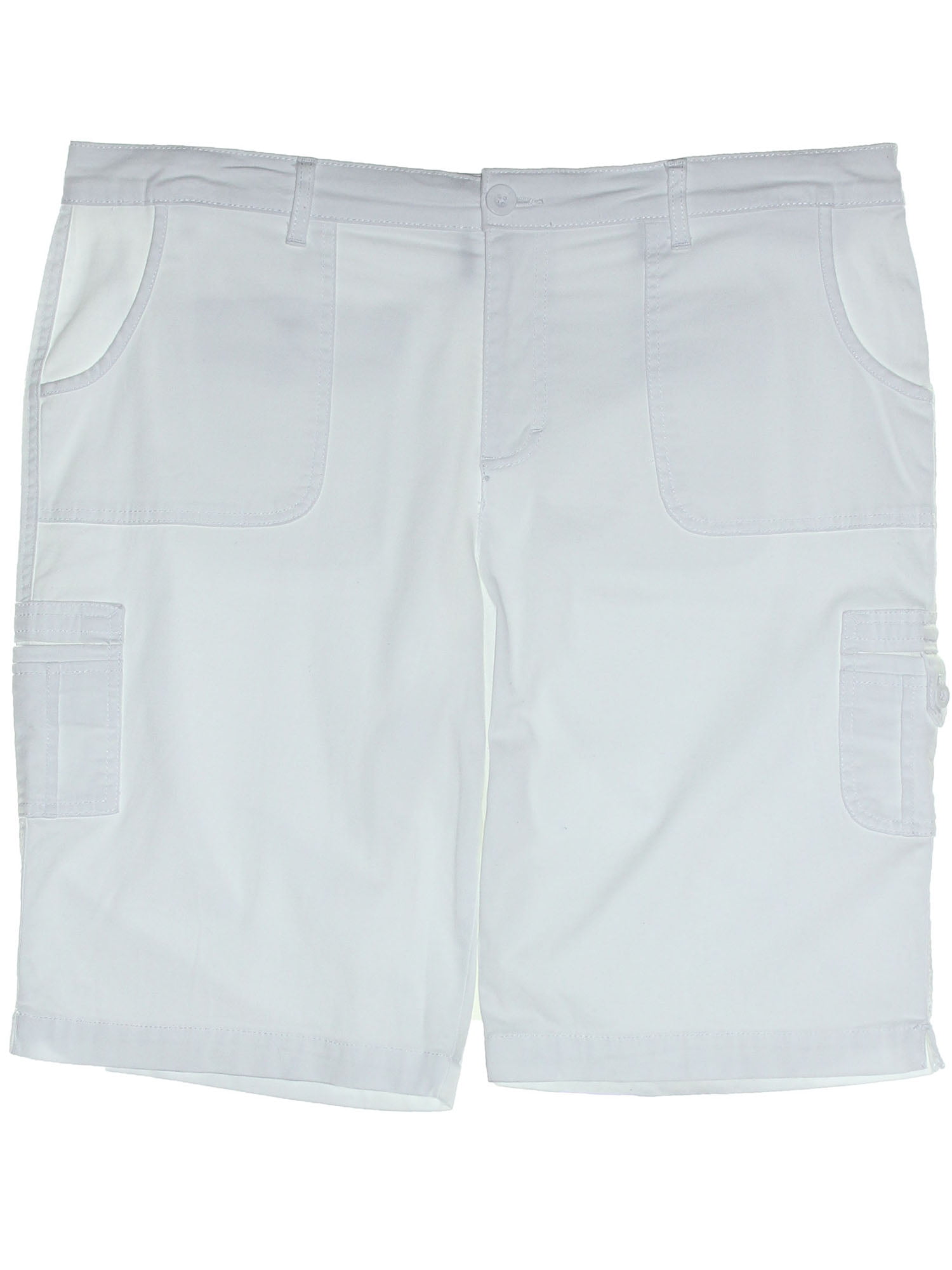 women's plus size cargo bermuda shorts