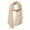 Beige, variant on Elegant Women's Solid Crinkle Textured Soft Scarf With Fringed Long Edge Detail For Fashion Accessory