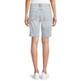 thumbnail image 5 of Time and Tru Women's Mid Rise Denim Bermuda Shorts, 5 of 5