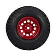 thumbnail image 3 of 2PCS High Grip 2.2 Inch RC Rubber Tire Alloy Beadlock Rims Wheel Upgrade Parts for Traxxas Hsp Redcat Tamiya Axial scx10 D90 Hpi RC Crawler, 3 of 7