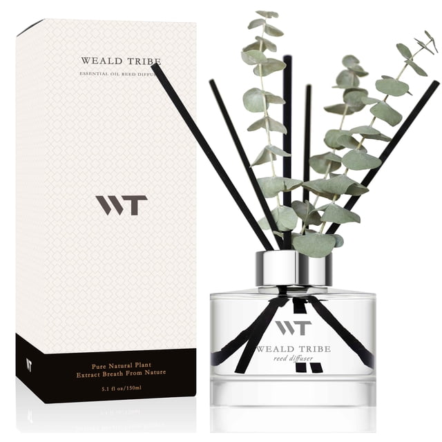 Set difusor Reed WEALD TRIBE con aroma a eucalipto silvestre y menta