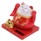 thumbnail image 1 of Gato Gordo Rojo Ondeando Con Energía Solar, Buena Suerte, Riqueza, Bienvenida, Gato De La Suerte, Decoración De Escritorio Para El Hogar, La Habitación Y La Oficina, Tamaño, 1 of 7