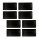 thumbnail image 2 of 8 Uds Platos Desechables Utensilios Vajilla Platos Para Decoración De Cafetería Eventos Negro, 2 of 8