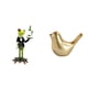 thumbnail image 1 of Figura de escritorio,Estatua de rana camarero,estante,escritorio,decoración del hogar,Figura de pájaros,Figura de pájaro dorado,decoración del hogar,estatua de animal,Estatuas decorativas, 1 of 8