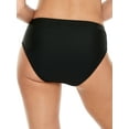 thumbnail image 2 of Women's Solid Rib High Leg Swimsuit Bottom, 2 of 4