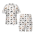 thumbnail image 1 of Fotbe Labrador Retriever Dog Pijama Estampada de 2 Piezas para Niños – Ropa de Dormir de Manga Corta Cómoda para Niños y Niñas, Camiseta y Shorts de Algodón-Large, 1 of 6