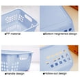 thumbnail image 5 of Small Desktop Storage Basket, Plastic Household Organizer Box For Remote Control Office Supplies Kitchen Countertop Storage Basket For Living Room Bathroom Drains And Everyday Items, 5 of 6