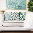 thumbnail image 2 of Homey Cozy Amy 20" Square Embroidery Fabric Decorative Throw Pillow in Natural, 2 of 5