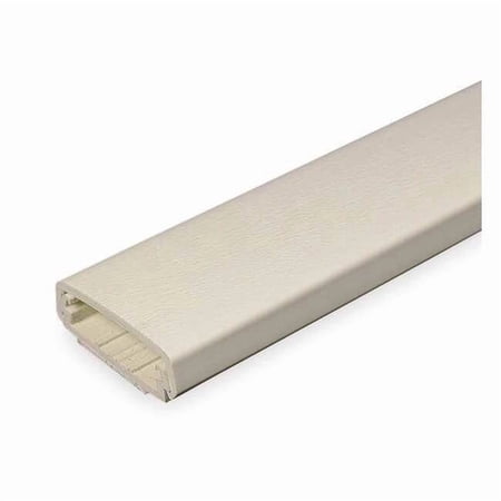 Cover Plate Raceway 800 Series 1 Channel 1-5/16 in W 7/16 in H 5 ft L Ivory 800BAC - image 3
