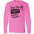 thumbnail image 3 of Inktastic Our Family Fights Together Breast Cancer Awareness Long Sleeve T-Shirt, 3 of 5