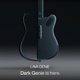 thumbnail image 3 of Guitarra sin cuerdas LAVA GENIE negra con funda, soporte y desinfectante, 3 of 9