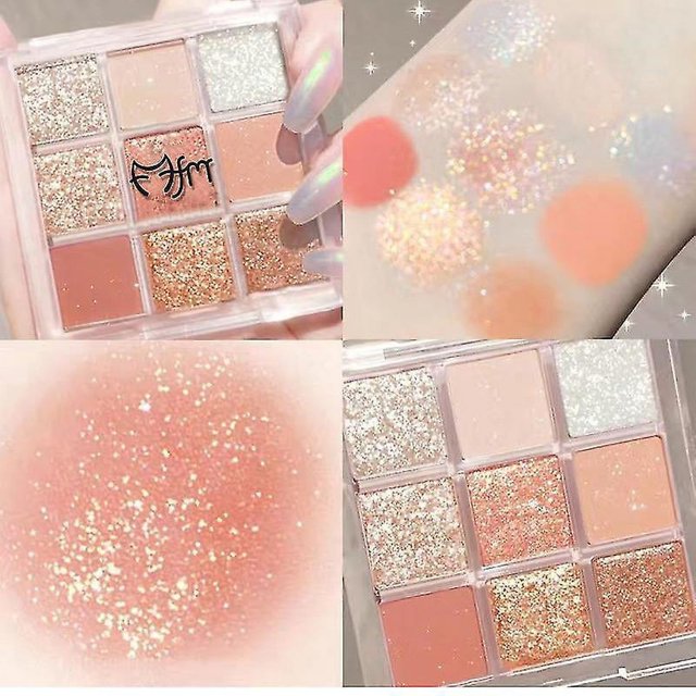 SAILING Paletas de sombras de ojos Mate y brillo Altamente pigmentadas 9 colores Ojo profesional de larga duración