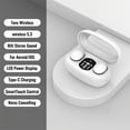 thumbnail image 6 of Bluetooth 5.3 Wireless Earphones | Ultra Thin Lightweight Design - Noise Reduction Calls - Directional Sound | Type-C Fast Charging | 24H Playback | Half In-Ear | Leak Proof | Beige or White, 6 of 9