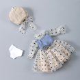thumbnail image 4 of Ensemble de Vêtements de Robe de Poupée Fille Exquis Tenues Assorties Décontractées, 4 of 7