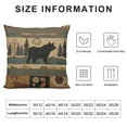 thumbnail image 5 of Nawypu Western Rustic Bear Throw Pillows Cover  Wild Animal Bear Deer Moose Pillow case Lodge Wildlife Outdoor Cabin Decorative Cushion Pillow Cover for Patio Couch Bedroom, 5 of 5