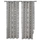 thumbnail image 5 of Zhuge Cortinas transparentes con textura, paneles transparentes para privacidad, ligeros y aireados, para dormitorio, sala de estar, patio, puerta de vidrio (2 piezas, 63 x 59 pulgadas, A31), 5 of 5