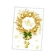 thumbnail image 4 of Adornos navideños con campanas y guirnaldas, estilo mural dorado, ideales para tiendas de decoración del hogar en centros comerciales., 4 of 9
