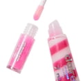thumbnail image 3 of Claire's 2 pack Lip Gloss Key Ring Purple Pompom Panda, 3 of 3