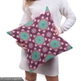 thumbnail image 5 of Ambesonne Floral Fabric by the Yard Upholstery, Flower Motifs Stars Pattern, 5 Yards, Seafoam Dried Rose, 5 of 5
