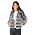 thumbnail image 4 of Chamarra de peluche juvenil Roman Fashion gris, 4 of 5