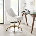 thumbnail image 7 of Side Dining Chair, White, Velvet, Modern Contemporary, Kitchen Room Cafe Bistro Restaurant Hospitality, 7 of 7