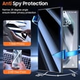 thumbnail image 2 of NevEND For Samsung Galaxy S24 Ultra Privacy Screen Protector, Anti Spy 2-Pack Shatterproof Tempered Glass Film 6.8", 2 of 7