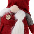 thumbnail image 3 of Lindo muñeco de peluche de duende de regalo hecho a mano con decoración de gnomo de Navidad Tomte rojo Sunnimix adornos de santa, 3 of 7