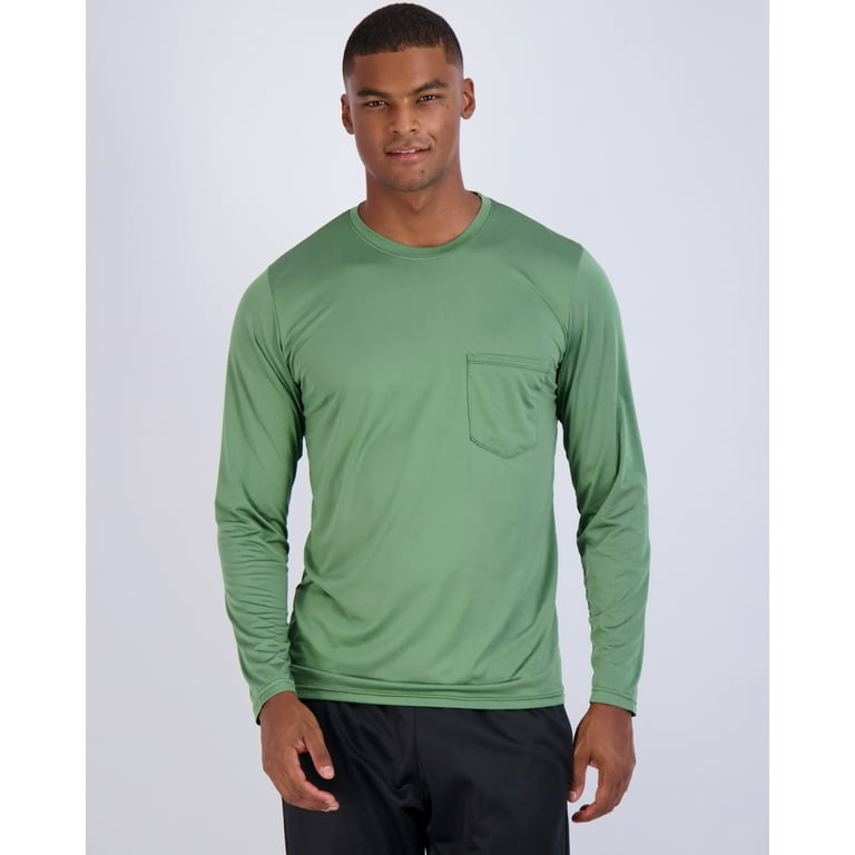 Real Essentials 4 Pack Men s Dry Fit Active Athletic Long Sleeve