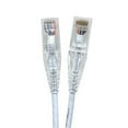 thumbnail image 1 of Micro Connectors E08-050W-SLIM5 50 ft. Ultra Slim 28AWG Cat6 UTP RJ45 Patch Cables, White - Pack of 5, 1 of 3