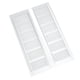 thumbnail image 3 of Air Vent Grille Heat Dissipation Aluminum Alloy Silver Rectangular Ventilation Grille Cover for Cabinet Closet RV Camper 80x250mm/3.14x9.84in, 3 of 9