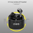 thumbnail image 2 of X15 Pantalla digital Auriculares inalámbricos Auriculares intrauditivos BT Auriculares deportivos, 2 of 8