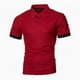 thumbnail image 3 of Camisa de manga corta Polo KB para hombre Contraste Color Nueva ropa Verano 3XL 95-105 KG, 3 of 3