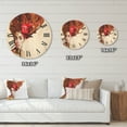 thumbnail image 4 of Designart 'Portrait of Young African American Woman II' Modern Wood Wall Clock, 4 of 5