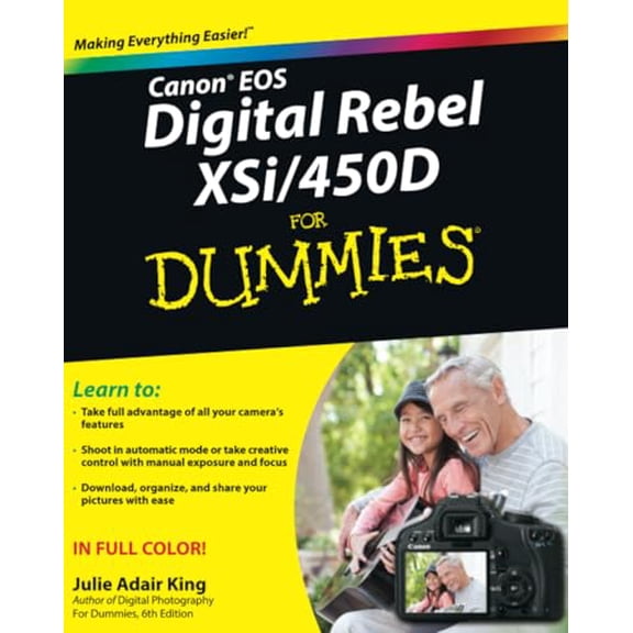 Pre-Owned Canon EOS Digital Rebel Xsi/450d for Dummies (Paperback) by Julie Adair King