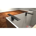 thumbnail image 3 of T Bracket Countertop Support Bracket (46 inch, Steel), 3 of 7