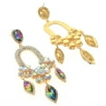 thumbnail image 2 of Large Rhinestone Chandelier Earrings, 2 of 2