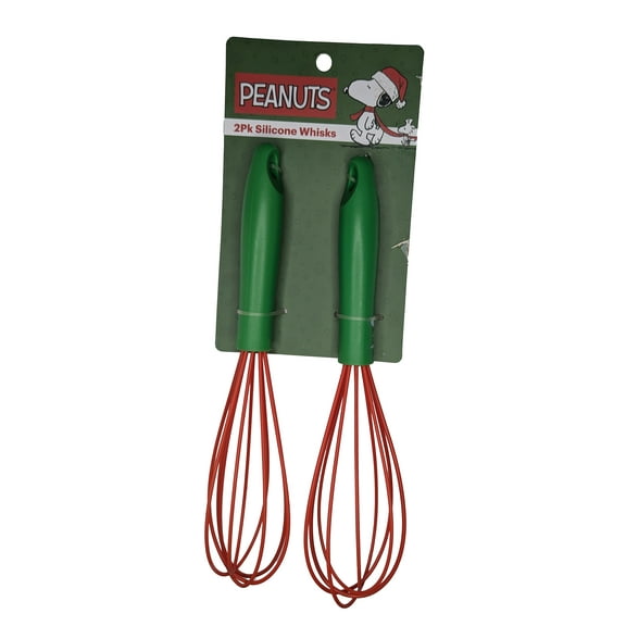 Peanuts Snoopy 2pk Silicone Whisks Christmas Love