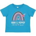 thumbnail image 3 of Inktastic Mimi and PopPop Love Me Rainbow Girls Toddler T-Shirt, 3 of 5